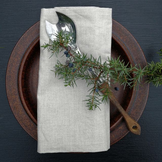 Linen Napkins for Restaurants and Home - OATMEAL COLOUR NAPKIN