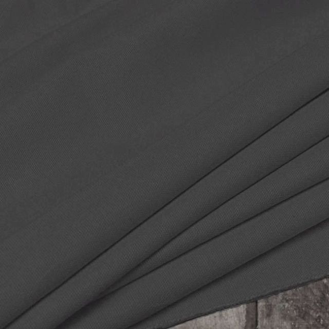 Amara Onyx - Grey fabric for curtains, upholstery