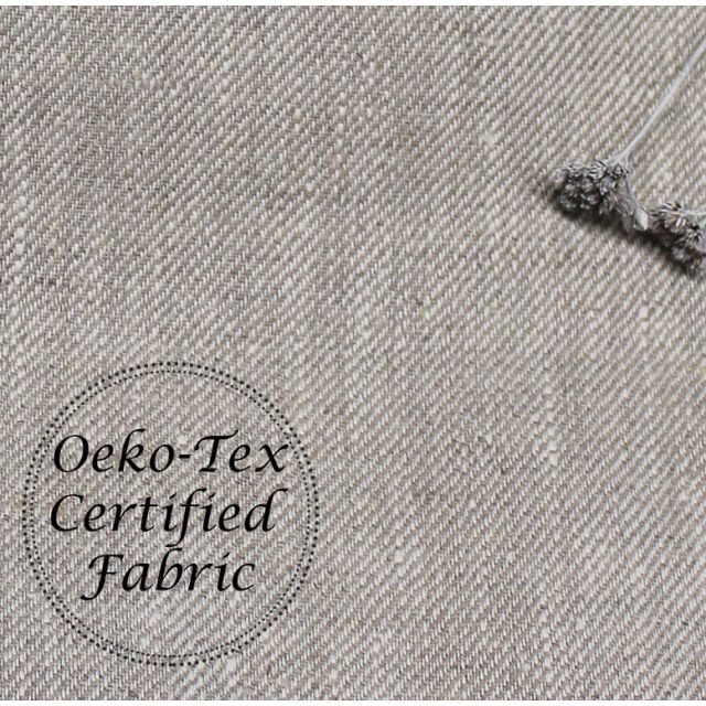 Astrid - Natural curtain fabric UK, perfect for roman blinds, linen curtains