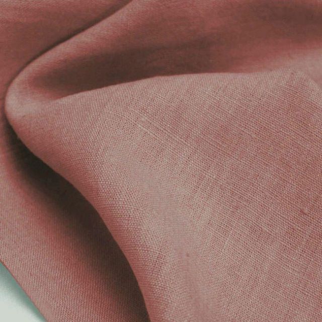 Bianco Dusty Pink - Prewashed Dusty Pink linen