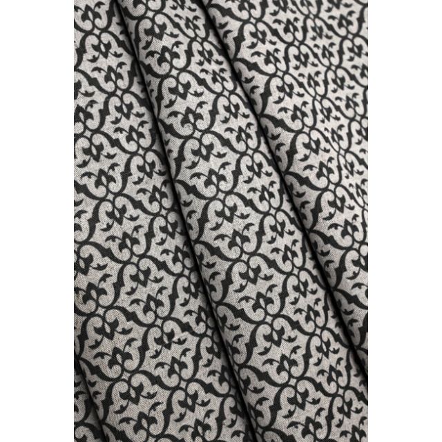 Brita Black - Natural Fabric printed with Black