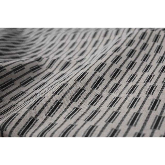Millie Noir Fabric for curtains printed with Green print