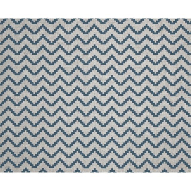 Azig Blue Stone - Fabric for curtains and blinds printed with Blue