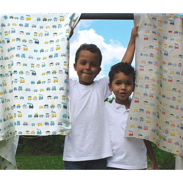 Boys they do like their trains - Bruno Yellow-WHT on left, Bruno Navy (on Natural) on right