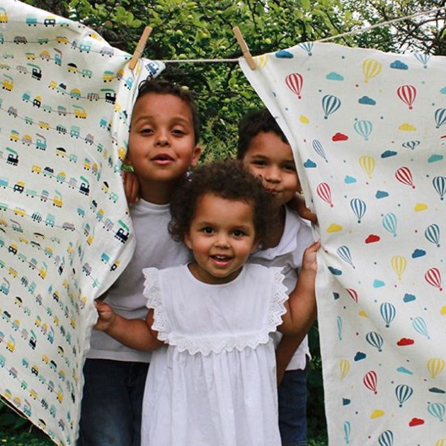 Well they sure look happy! Bruno Yellow-WHT on left, Sky Ride Marine-WHT on right