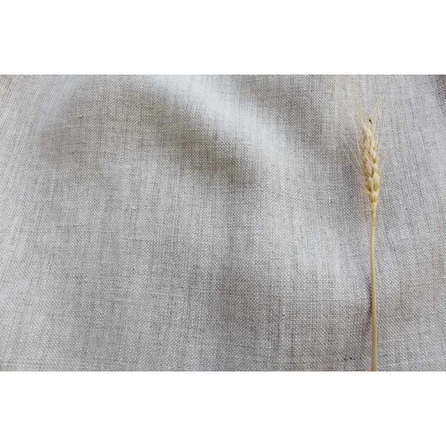 Carita Oatmeal 300cm - Double width linen fabric
