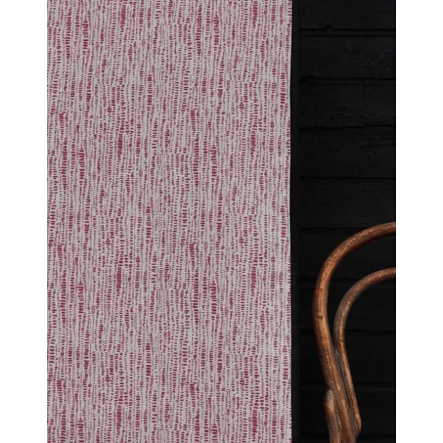 Dora Chery-  Fabric for curtains printed with Red 