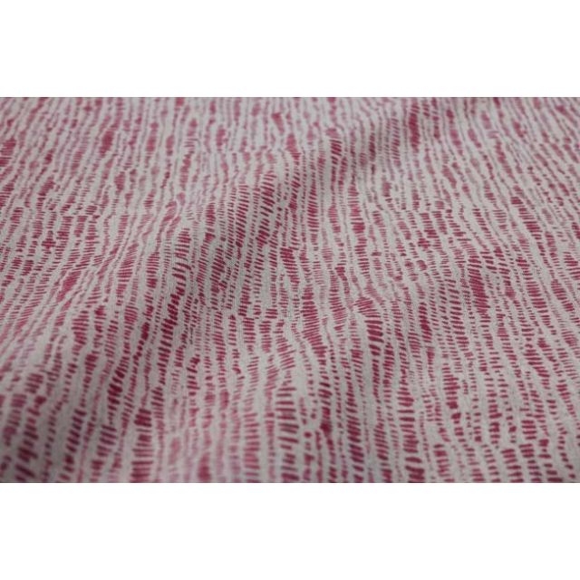 Dora Chery-  Fabric for curtains printed with Red 