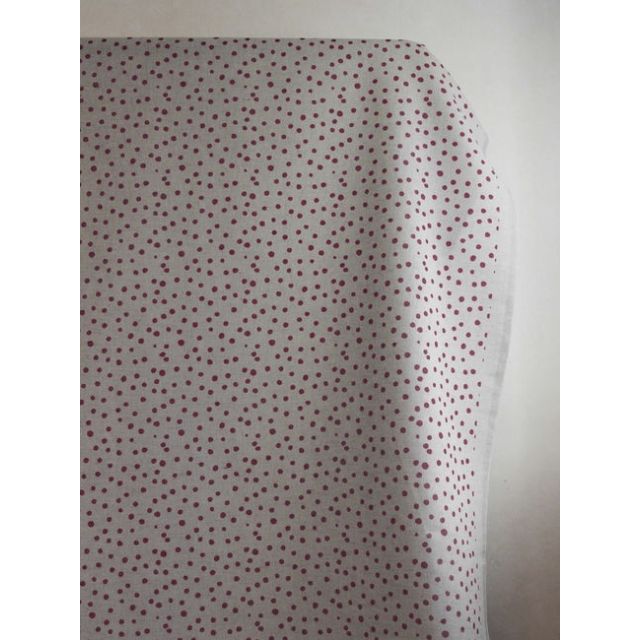 Dottie Cherry - Dotted curtain fabric with Red dots 