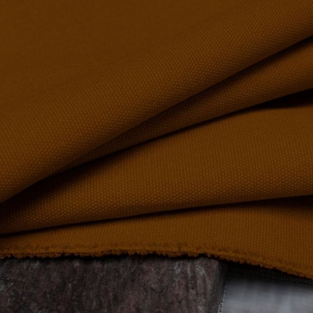Amara Caramel   - heavy cotton curtaiin and upholstery fabric