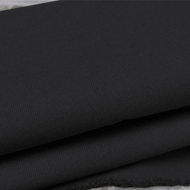 Danila Charcoal, Strong dark grey cotton fabric
