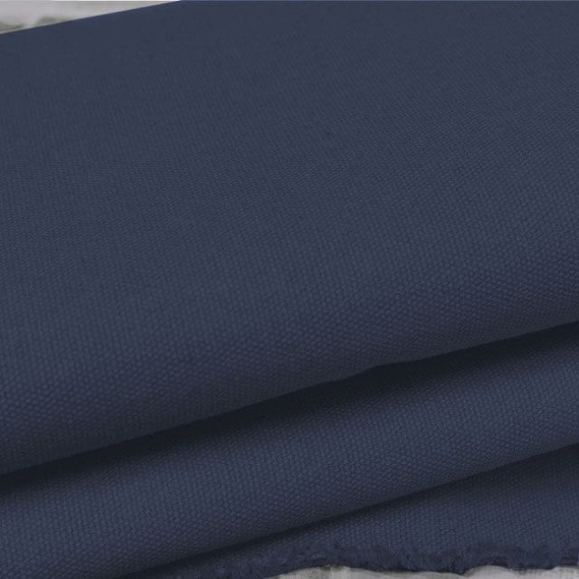 Danila Dream Blue, Dark blue cotton fabric for upholstery