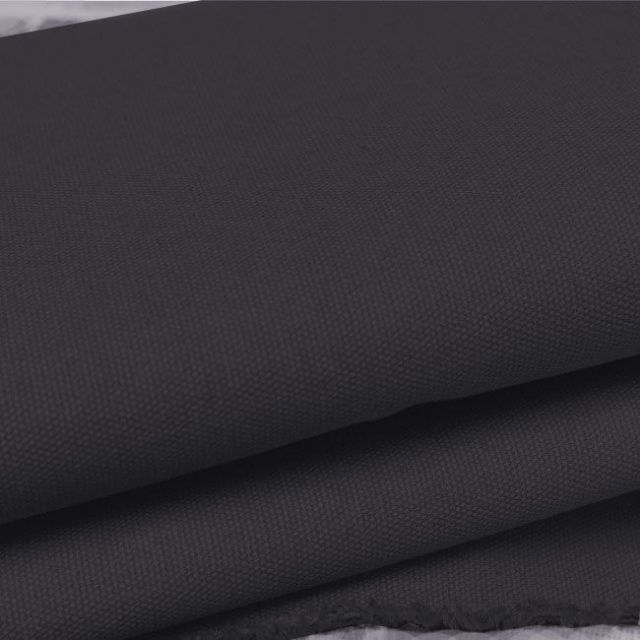Danila Grey Cloud - Strong dark grey cotton fabric