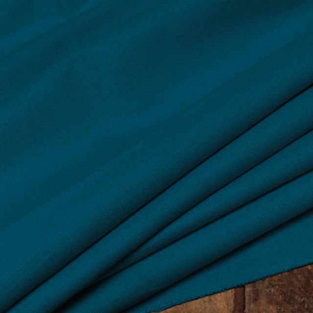 Danila Teal Blue strong cotton upholstery fabric by Ada & Ina