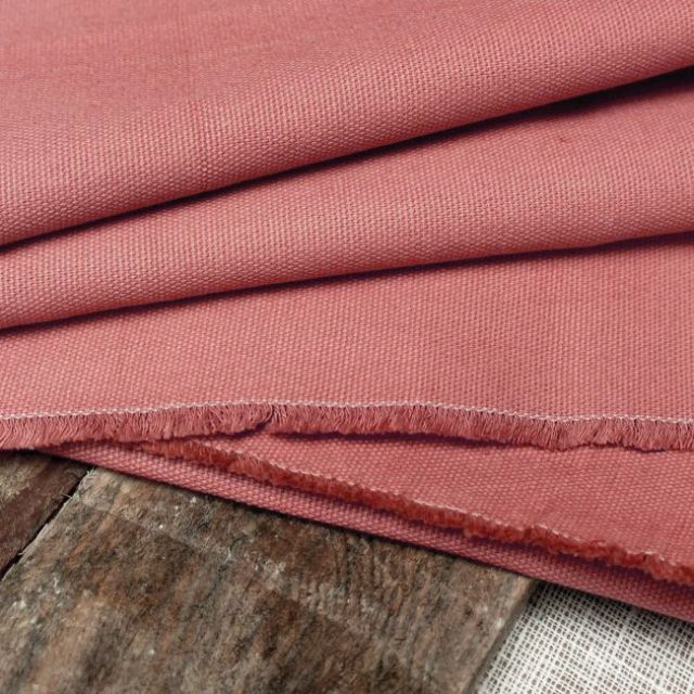 Danila Winter Peony - Pink cotton upholstery fabric