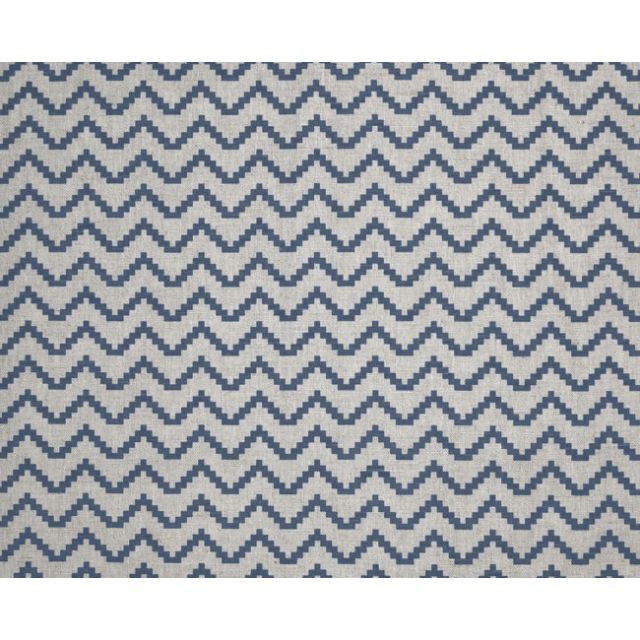 Azig Denim - Fabric for curtains and blinds printed with Blue