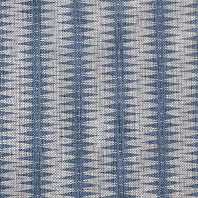 Ksenia Denim - Curtain fabric, abstract Blue pattern