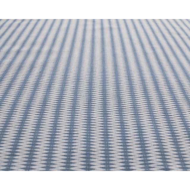 Ksenia Denim - Curtain fabric, abstract Blue pattern