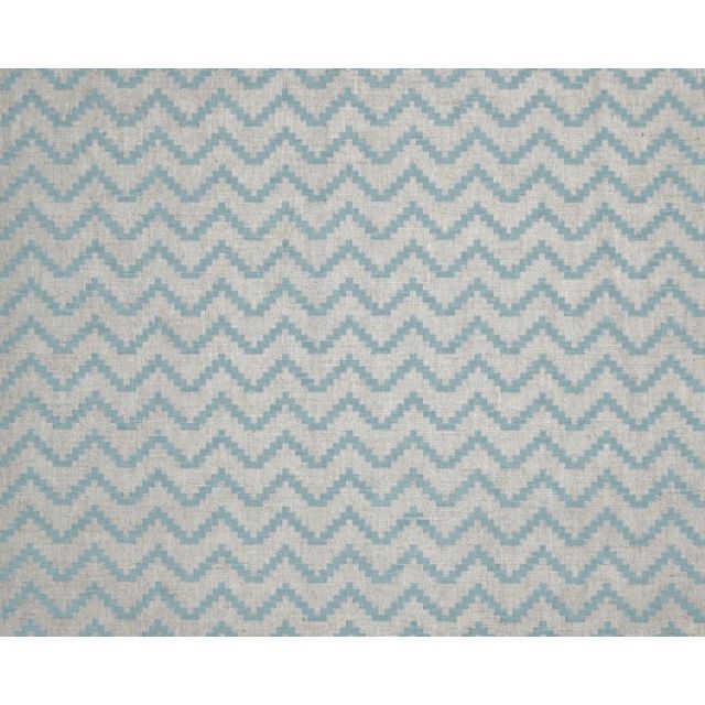 Azig Duck Egg - Fabric for curtains and blinds printed with Duck Egg Blue