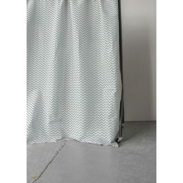 Azig Duck Egg - Fabric for curtains and blinds printed with Duck Egg Blue