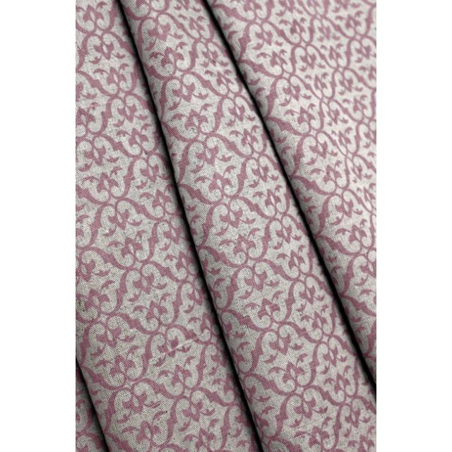 Brita Dusty Pink - Curtain fabric printed with dusty Pink