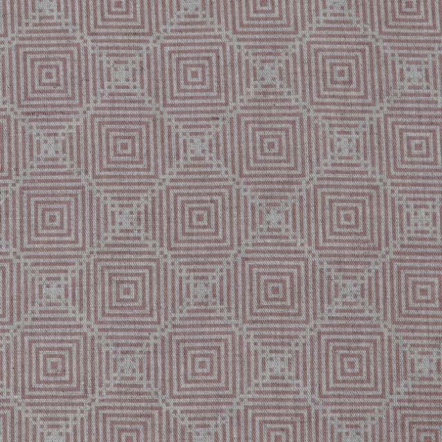 Feline Dusty Pink - Fabric for curtains, Green Print
