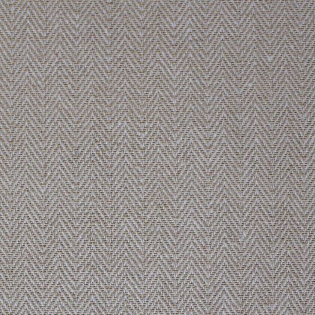 Edda Bone White - Herringbone fabric for curtains, White and Bone white