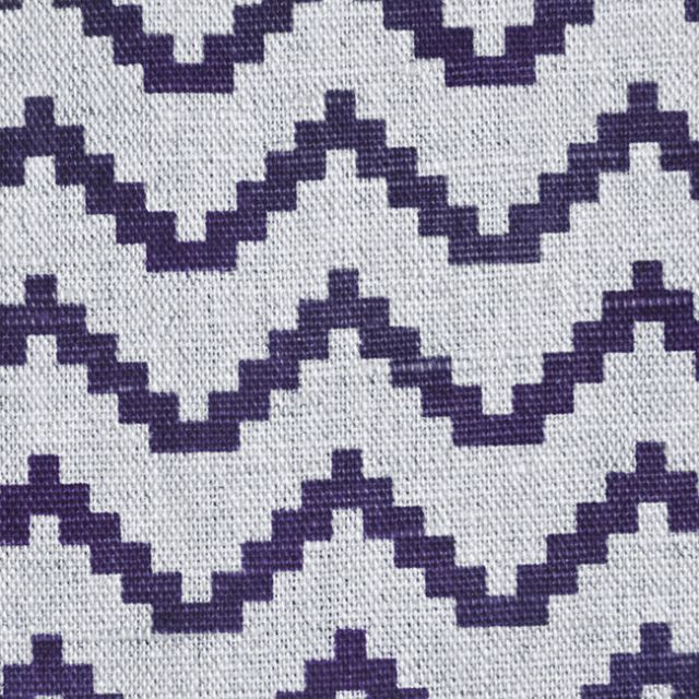 Azig Eggplant - Fabric for curtains and blinds printed with Purple