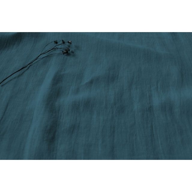 Enni Bluejay - Blue Linen Cotton fabric