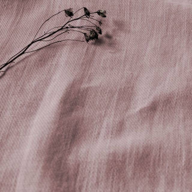 Enni Cool Pink - Pink Linen Cotton fabric