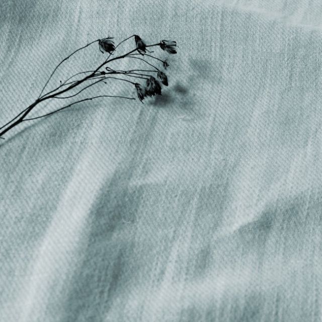 Enni Duck Egg - Light Blue Linen Cotton fabric