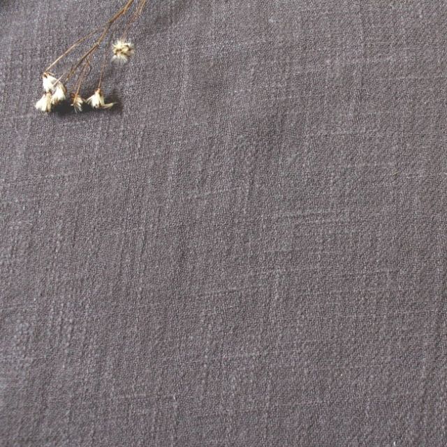 Enni Greige - Greige Linen Cotton fabric