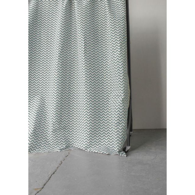 Azig Fern - Fabric for curtains and blinds printed with Green