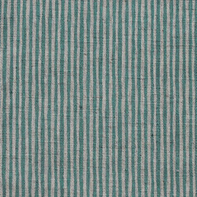 Laila Fern - Curtain fabric with Green stripes