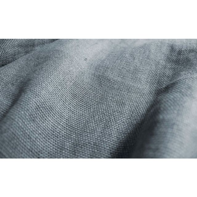 Greta Frosted Denim - 100% linen Blue upholstery fabric