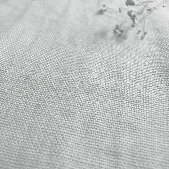 Greta Pearl - Light grey upholstery fabric, 100% linen