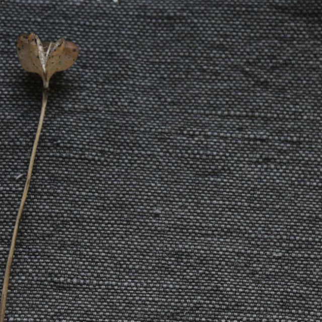 Ingrid Iron Grey - Dark Grey Cotton Jute upholstery fabric