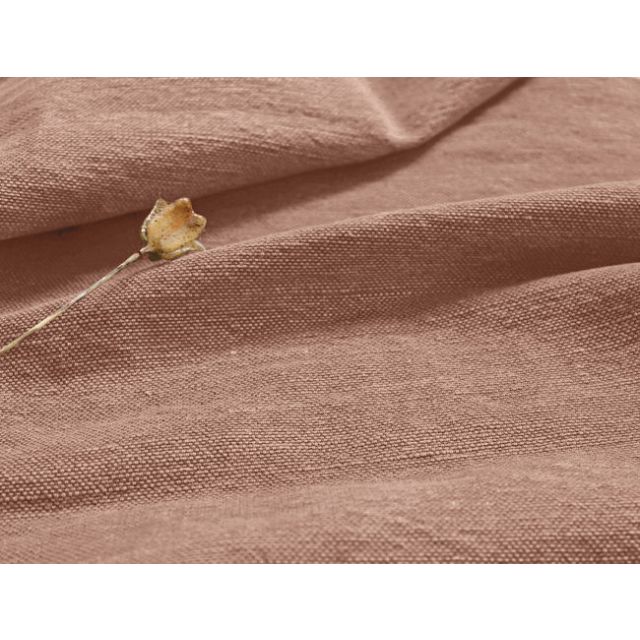 Ingrid Peony - Pale Pink Cotton Jute upholstery fabric