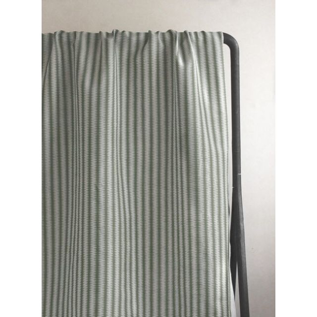 Ksenia Khaki - Curtain fabric, abstract Green pattern