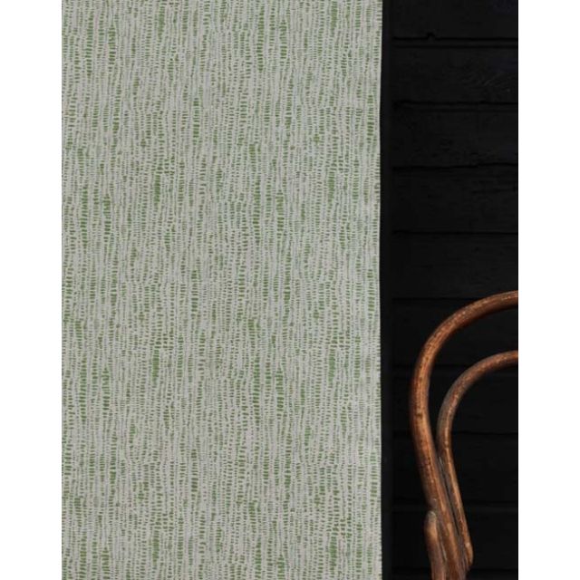 Dora Leaf- Fabric for curtains printed with Green print