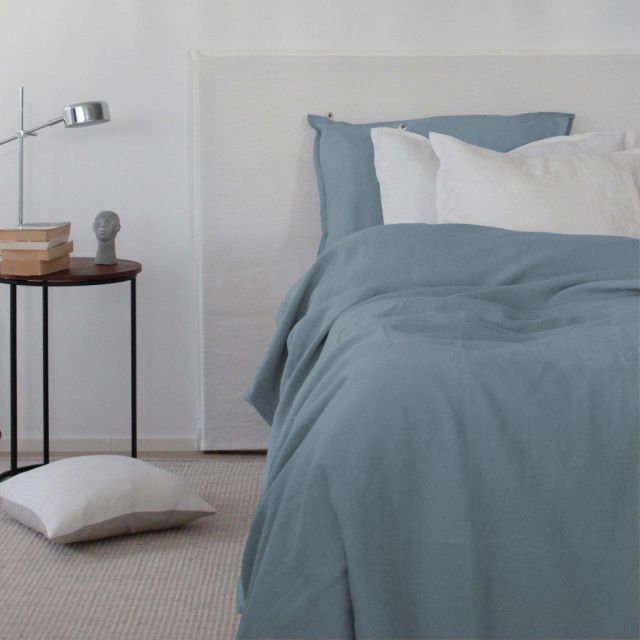 Linen Pillowcase 50x75 cm, Dusty Blue