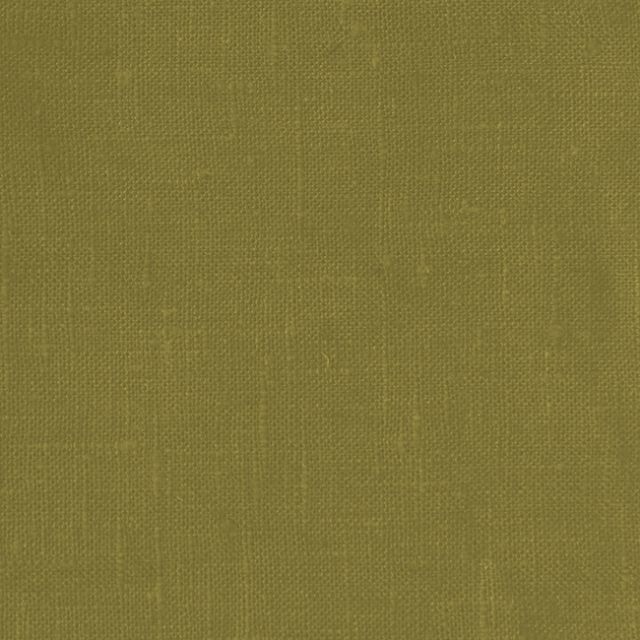 Linnea - Olive Green Linen Curtain Fabric 