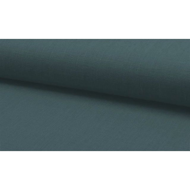 Linnea Sea Grey - Grey Linen curtain fabric