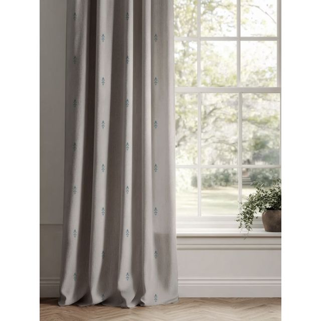 asli-true-blue Natural Curtains