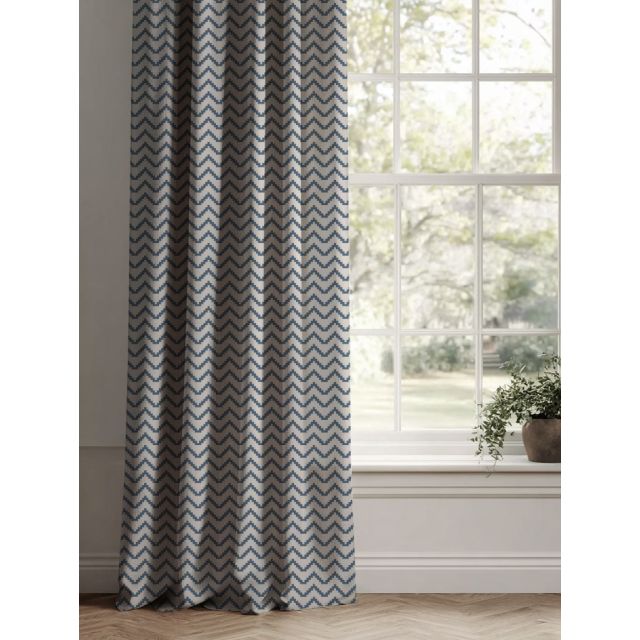 azig-denim Natural Curtains