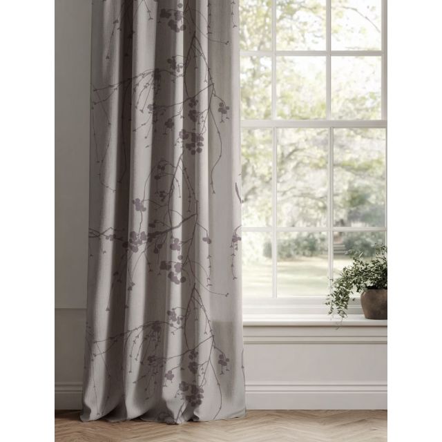 berry-powder-plum Natural Curtains