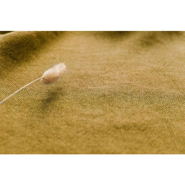 Marian Mustard - Pre-washed Mustard colour Linen upholstery fabric