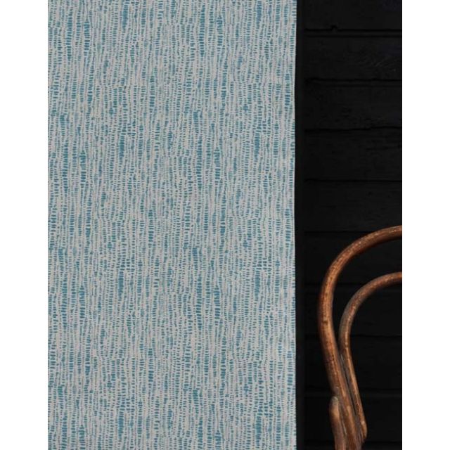 Dora Marine- Fabric for curtains, Blue