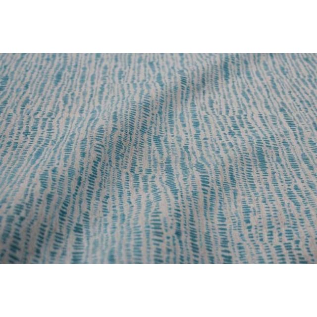 Dora Marine- Fabric for curtains, Blue