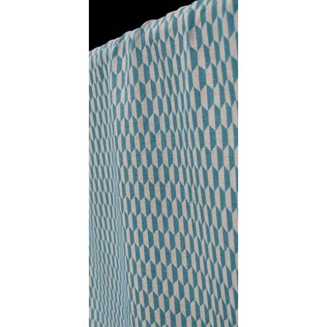 Lana Marine - Fabric for curtains, Blue Print